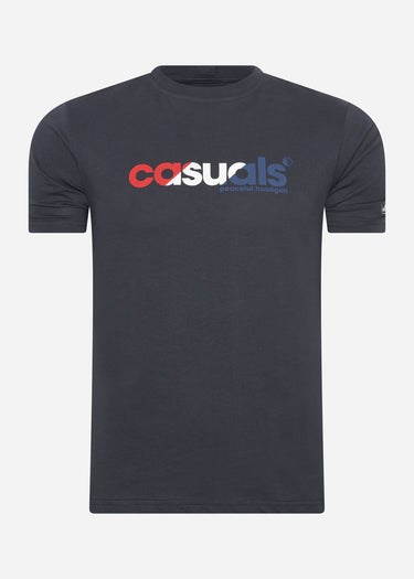 Peaceful Hooligan T-shirts Casuals rwb t-shirt - navy