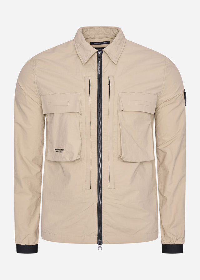 Marshall Artist Overshirts Forte polyamide overshirt - sandstone