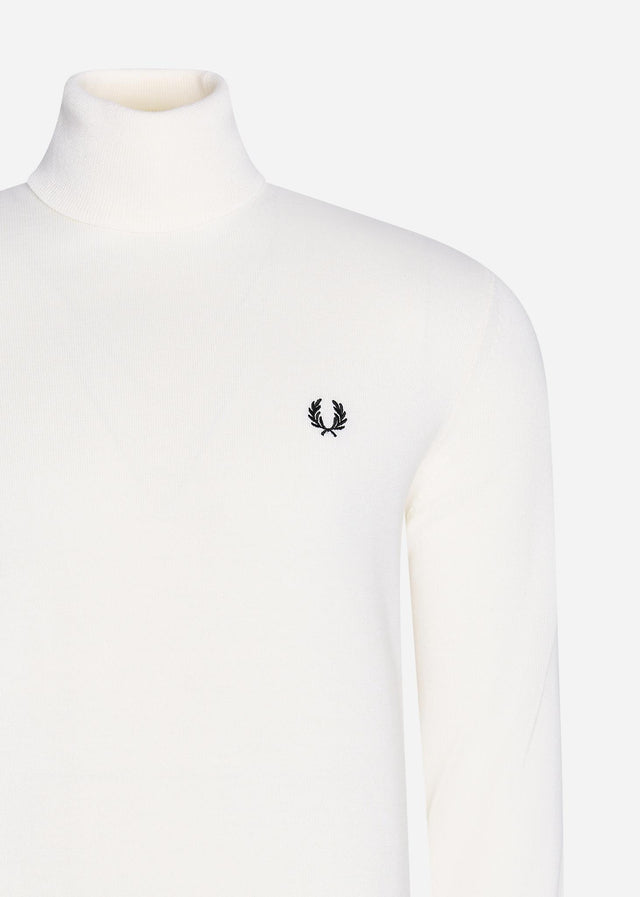 Fred Perry Truien Roll neck jumper - snow white
