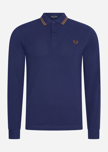 Fred Perry Longsleeve Polo's LS twin tipped shirt - french navy