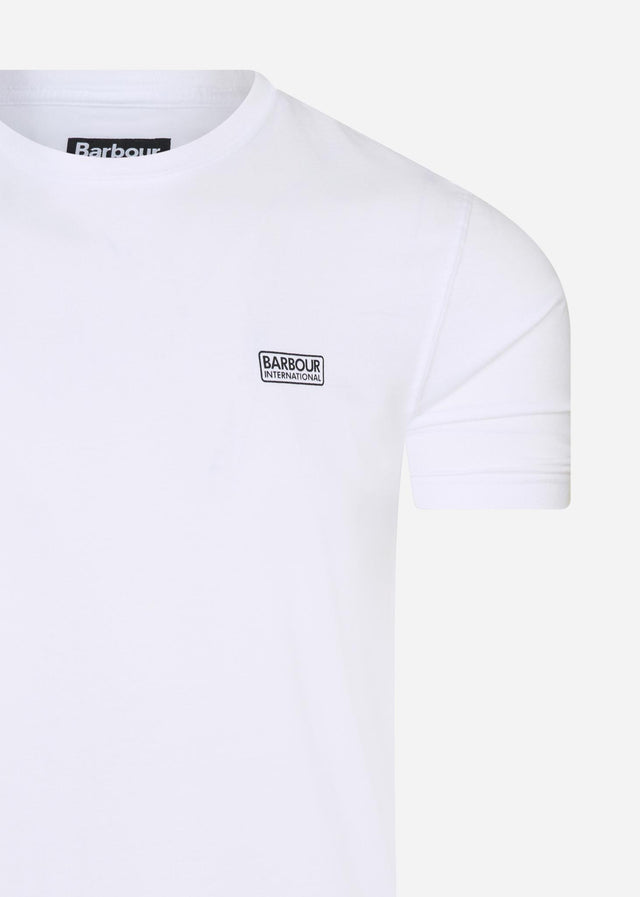 Barbour International T-shirts Essential small logo tee - white