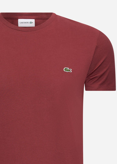 Lacoste T-shirts T-shirt - cranberry