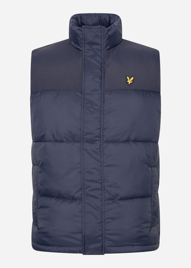 Lyle & Scott Bodywarmers Wadded gilet - dark navy