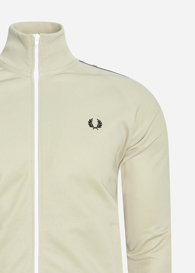 Fred Perry Vesten Taped track jacket - light oyster