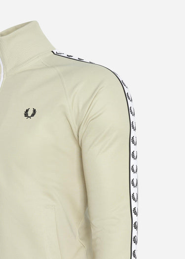 Fred Perry Vesten Taped track jacket - light oyster