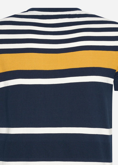 Ben Sherman T-shirts Engineered stripe tee - dark navy