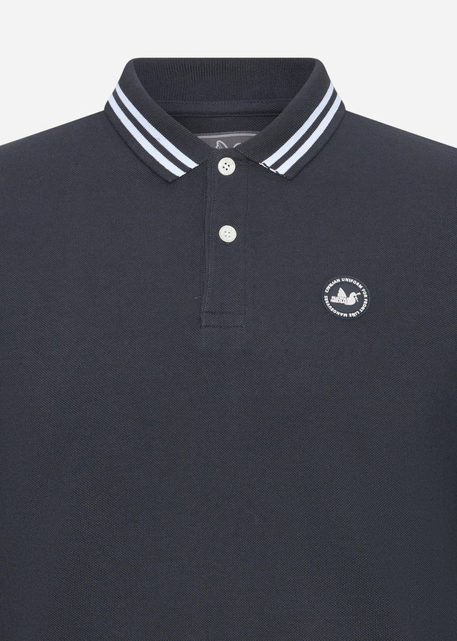 Peaceful Hooligan Longsleeve Polo's Phantom ls polo - navy