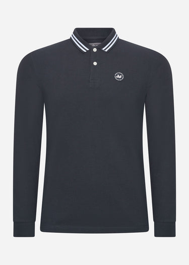 Peaceful Hooligan Longsleeve Polo's Phantom ls polo - navy