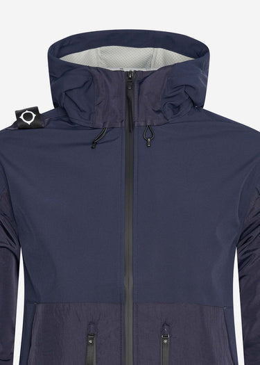 MA.Strum Jassen Softshell hooded jacket - ink navy