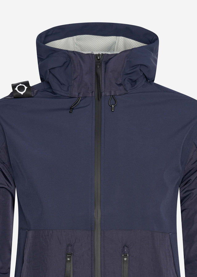 MA.Strum Jassen Softshell hooded jacket - ink navy