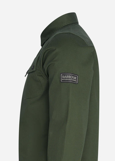 Barbour International Overshirts Graphite overshirt - kombu green
