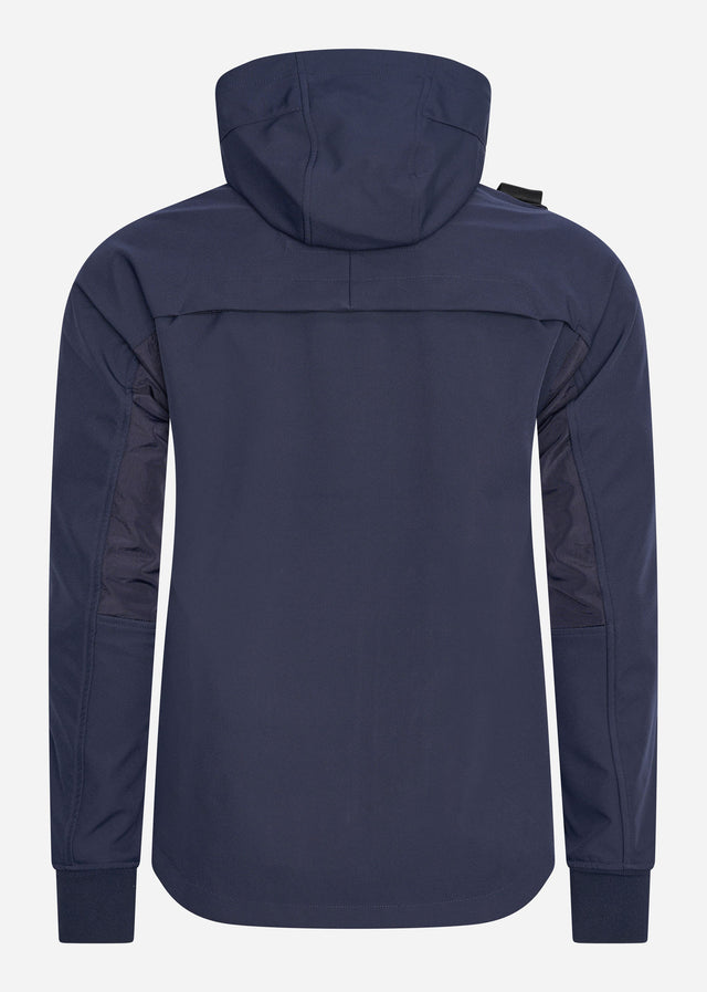MA.Strum Jassen Softshell hooded jacket - ink navy