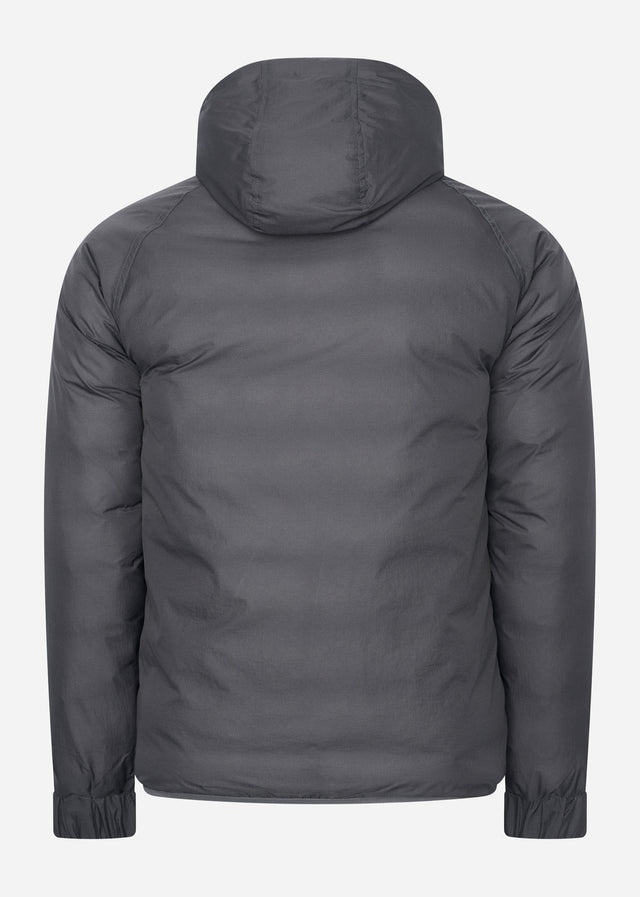 Fred Perry Jassen Insulated hooded jacket - gunmetal