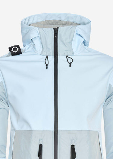 MA.Strum Jassen Softshell hooded jacket - illusion blue
