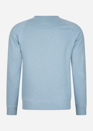 Barbour International Truien Essential crew neck sweat - powder blue