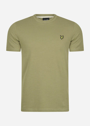 Lyle & Scott T-shirts Crest tipped t-shirt - seaweed