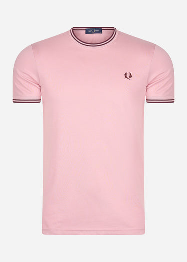 Fred Perry T-shirts Twin tipped t-shirt - chalky pink