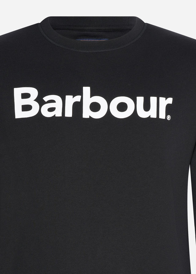 Barbour Truien Logo crew - black