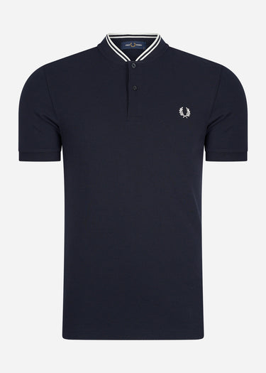 Fred Perry Polo's Bomber collar polo shirt - navy