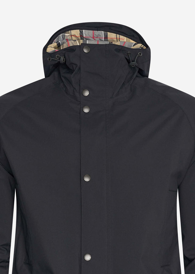 Barbour Jassen Waterproof hooded bedale - black dress