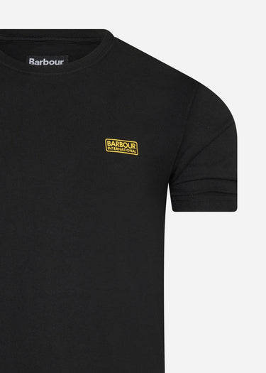 Barbour International T-shirts Essential small logo tee - black