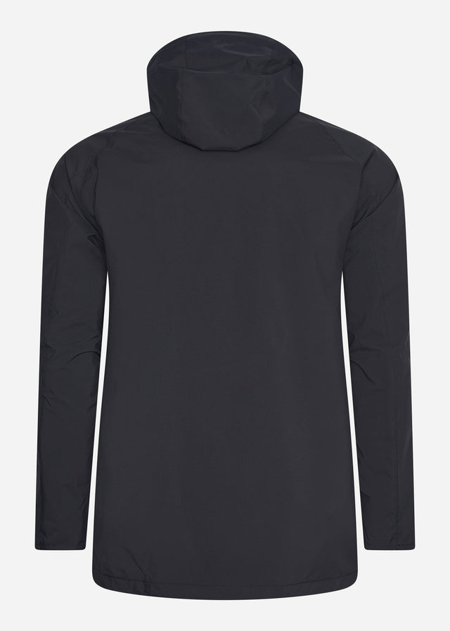 Barbour Jassen Waterproof hooded bedale - black dress