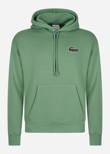 Lacoste Hoodies Large logo hoodie - ash tree