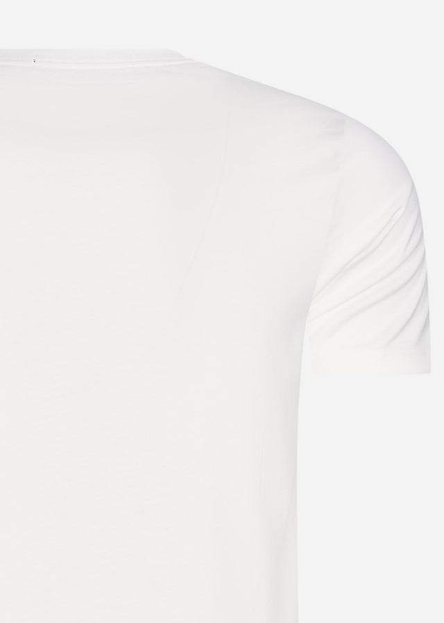 Fred Perry T-shirts Tramline panel t-shirt - snow white