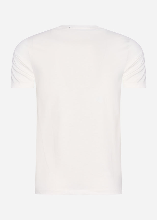 Fred Perry T-shirts Tramline panel t-shirt - snow white