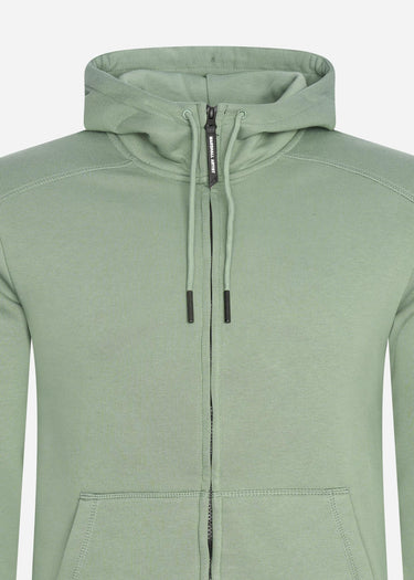 Marshall Artist Vesten Siren full zip hood - sage