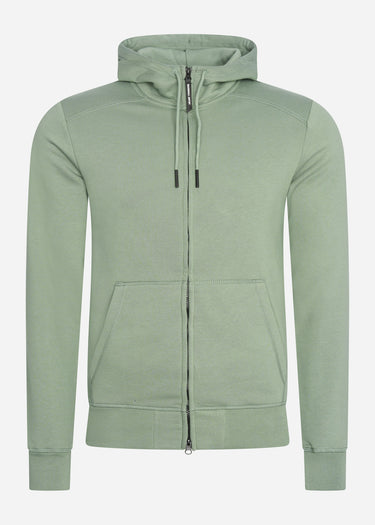 Marshall Artist Vesten Siren full zip hood - sage