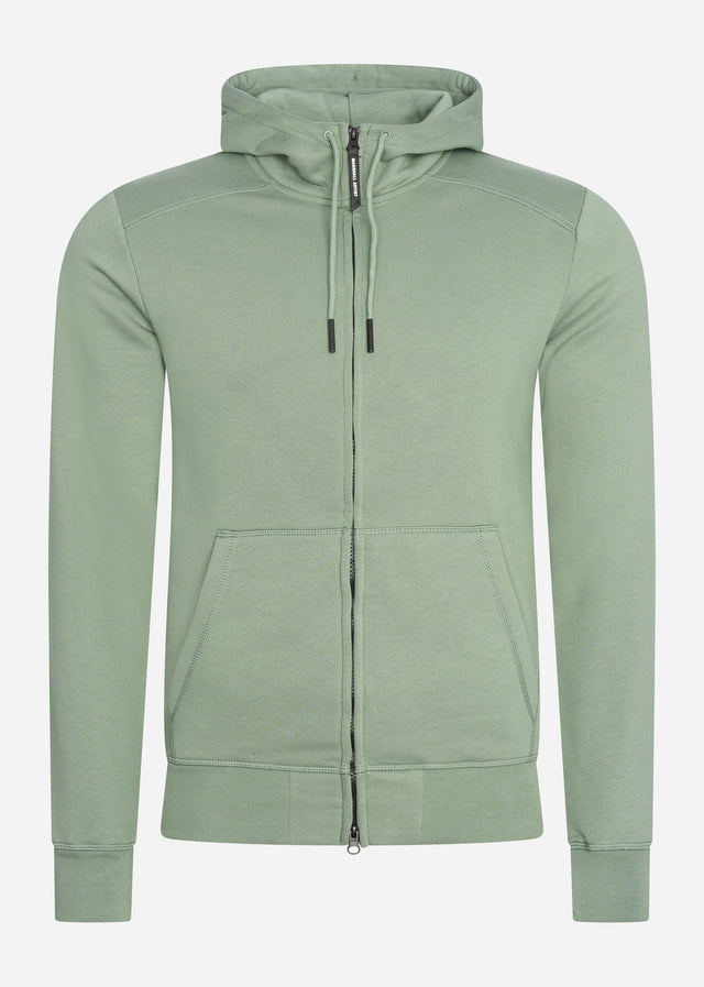 Marshall Artist Vesten Siren full zip hood - sage