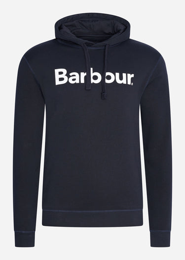 Barbour Hoodies Logo popover hoodie - navy