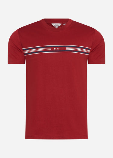 Ben Sherman T-shirts Seasonal stripe - red