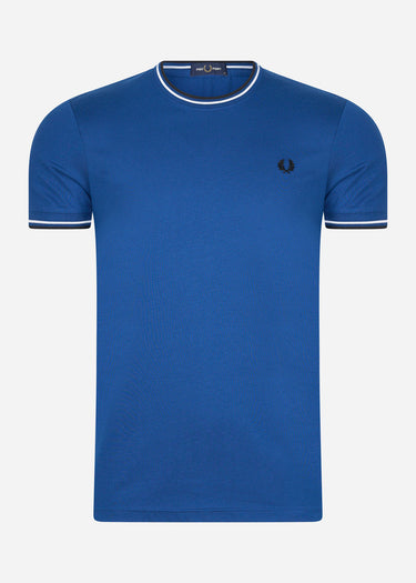 Fred Perry T-shirts Twin tipped t-shirt - shaded cobalt