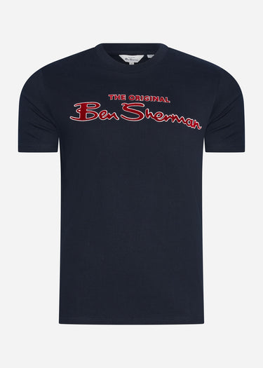 Ben Sherman T-shirts Signature logo tee - dark navy