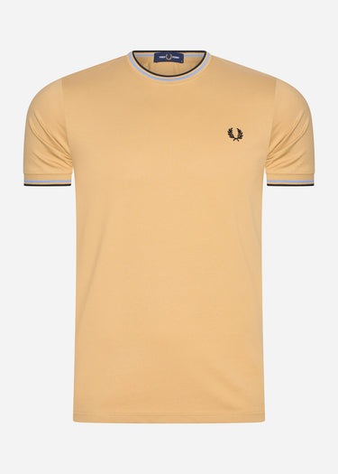 Fred Perry T-shirts Twin tipped t-shirt - desert