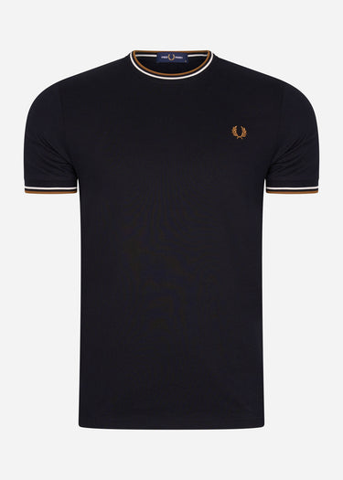 Fred Perry T-shirts Twin tipped t-shirt - black