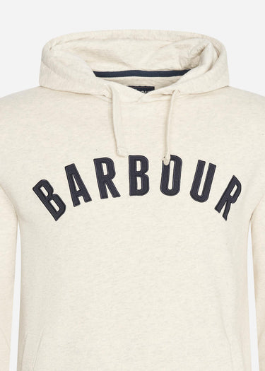 Barbour Hoodies Acton hoodie - ecru marl