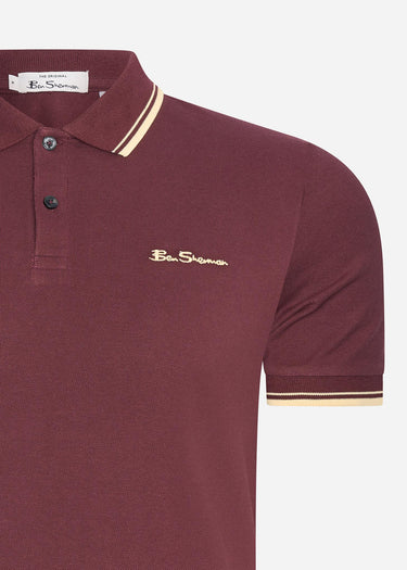 Ben Sherman Polo's Signature polo - aubergine