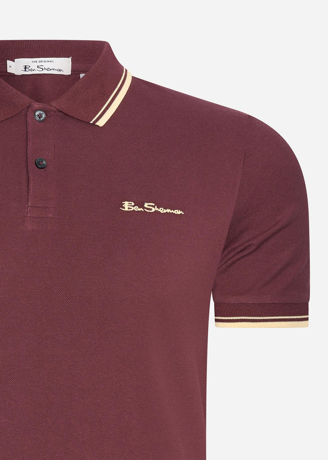 Ben Sherman Polo's Signature polo - aubergine