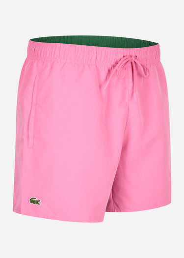 Lacoste Zwembroeken Swimming trunks - reseda pink green