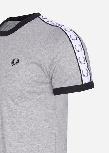 Fred Perry T-shirts Taped ringer t-shirt - steel marl