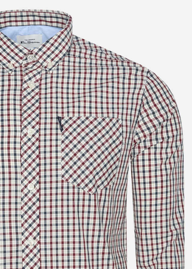 Ben Sherman Overhemden Signature house check - red