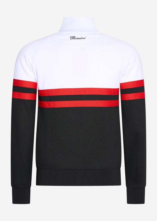 Ellesse Vesten Rimini track top - black red white