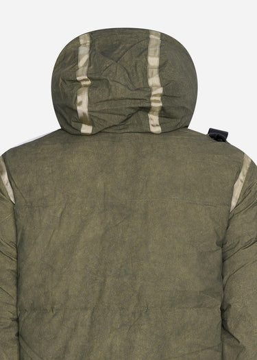 MA.Strum Jassen Awp long down coat - oil slick