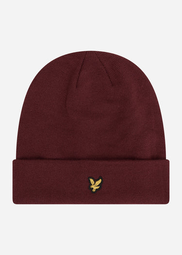 Lyle & Scott Mutsen Beanie - merlot