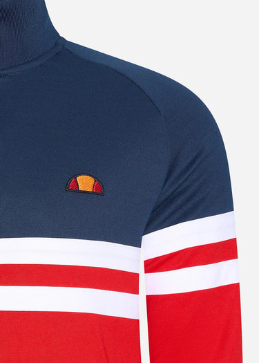 Ellesse Vesten Rimini track top - navy red white
