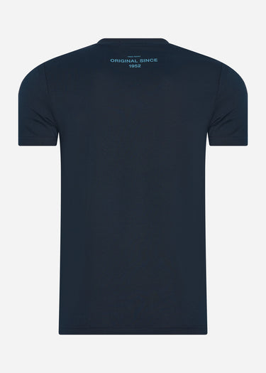 Fred Perry T-shirts Glitched graphic t-shirt - navy