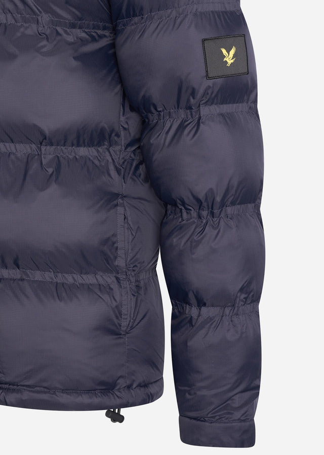 Lyle & Scott Jassen Sculptural puffer jacket - dark navy